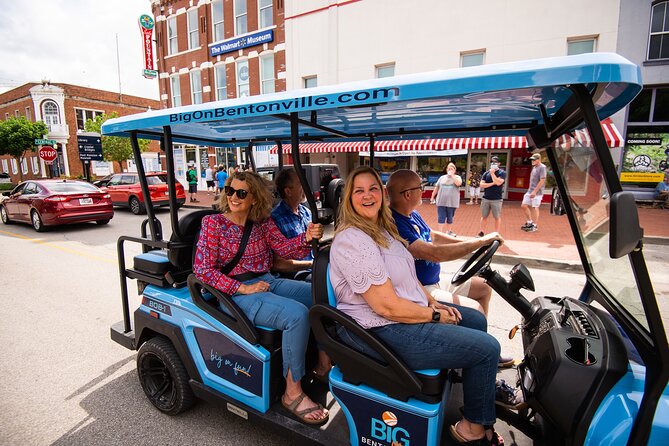 Private Golf Cart Tour of Bentonville - Exploring Bentonvilles Landmarks from the Comfort of a Golf Cart