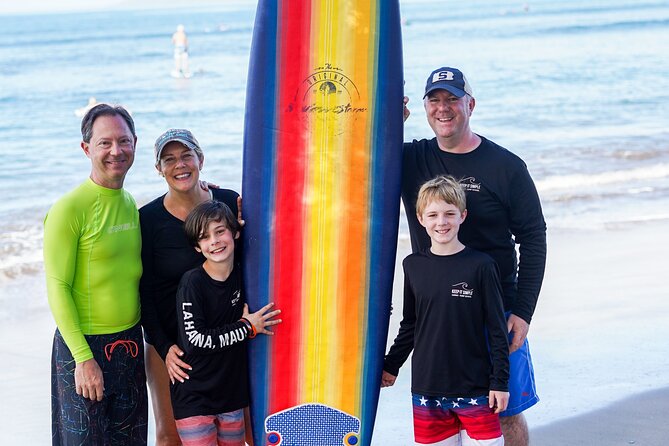 Private Group 2 Hours Surf Lesson in Lahaina Maui - Family and Group Focus