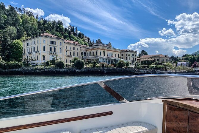 Private guided speedboat cruise on Lake Como from 1H to 4H - Exploring the Architectural Beauty of Villa del Balbiano