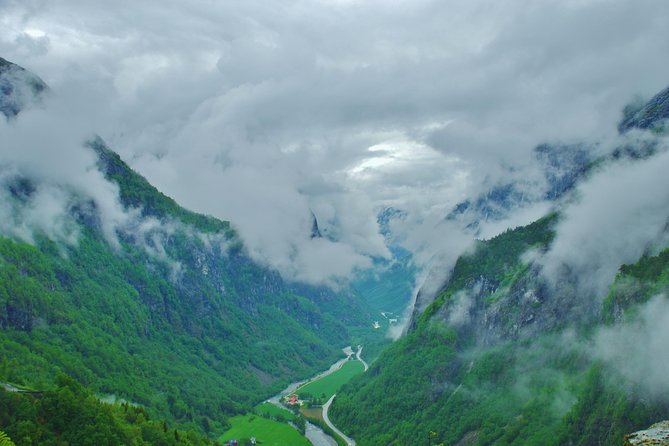 PRIVATE GUIDED TOUR: The Heart of Norway  Viking Special, 8-9 hours  SUMMER - The Spectacular Tvindefossen Waterfall Stop