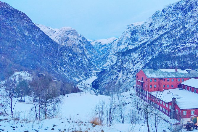 PRIVATE GUIDED TOUR: World Heritage Fjord Landscape tour, from Flåm, OFF-SEASON - Close-up of the Stalheimskleiva Road and Waterfall Views