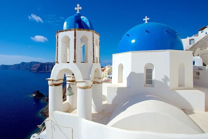 Private Half-Day Sightseeing Tour of Santorini - Exploring Firostefani and the Blue-Domed Churches