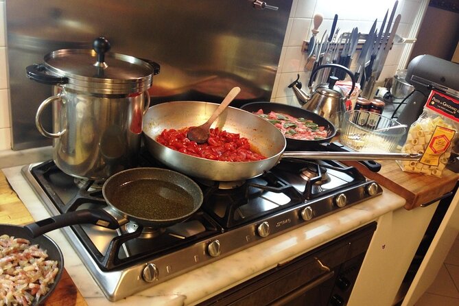 Private Handmade Pasta Class in Rome with a Local Chef, Chiara - Sitting Down to Enjoy Your Homemade Meal