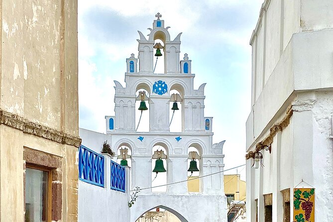 Private Highlights tour: Discover Santorini stress free - Visiting Megalochori: Authentic Greek Charm