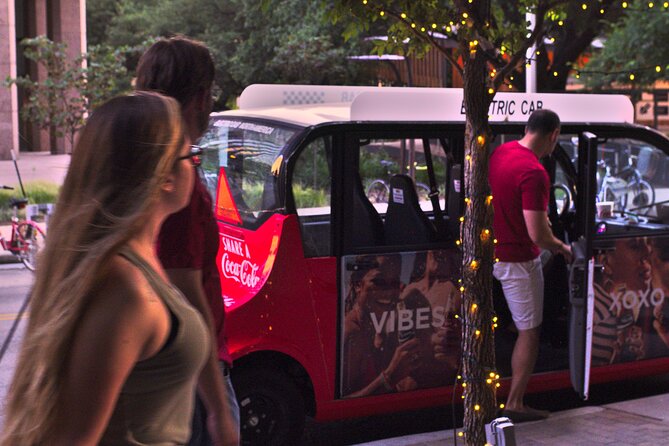 Private Historic Tours, Charter Services, Events, and Weddings - Austin’s Eco-Friendly Private Tour with Electric Cab (eCab)