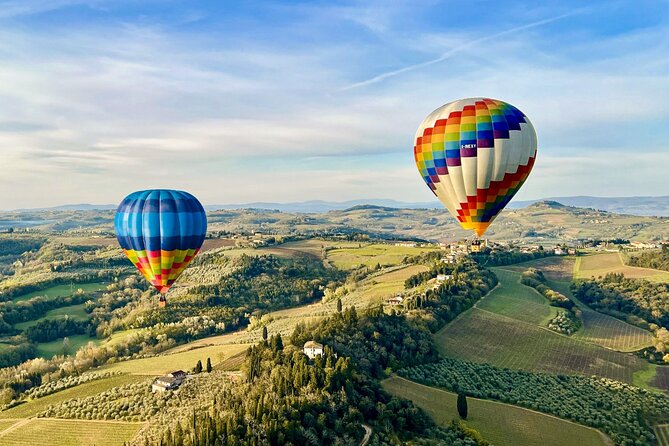 Private Hot Air Balloon flight in Tuscany from Chianti area - A Private Hot Air Balloon Flight Over Tuscany for an Intimate Experience