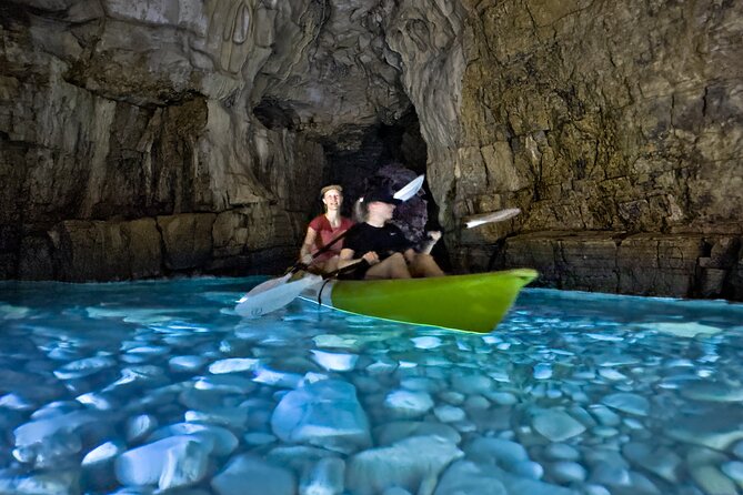 Private kayak tour: Explore the caves and turquoise bays in Pula - Starting Point at Big Mama Beach Bar