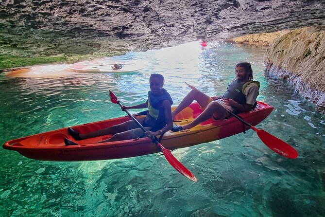 Private kayak tour: Explore the caves and turquoise bays in Pula - Snorkeling in Turquoise Waters