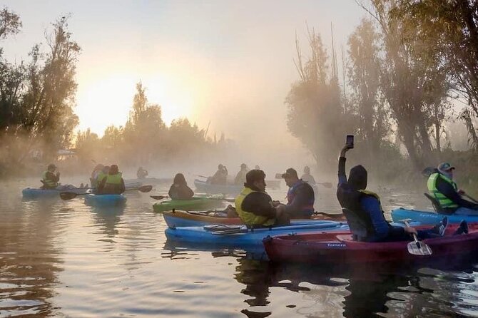 Private Kayak tour through the canals of Xochimilco - The Breakfast at the Eco-Tourist Chinampa