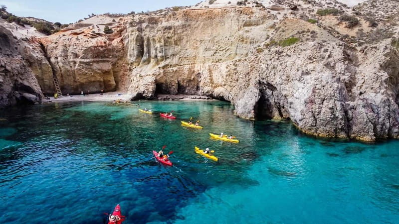Private Kayaking Tour to the secrets of Milos - Discover the Private Kayaking Tour to the Secrets of Milos