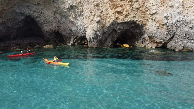 Private Kayaking Tour to the secrets of Milos - Capturing the Day with Action Camera Photos