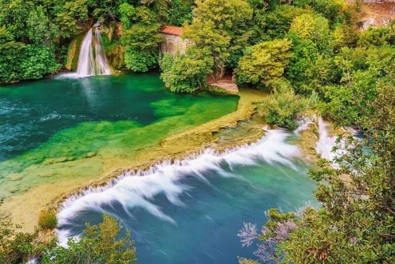 Private Krka Waterfalls tour, Boat Ride; Wine & Food Tasting - Visiting the Charming Village of Plastovo and the Sladi Winery