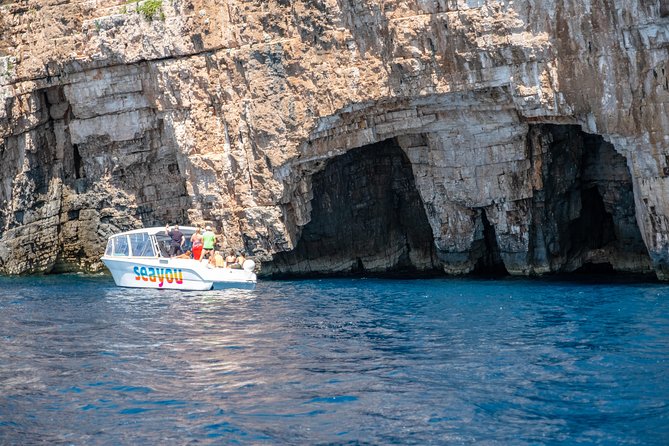 Private Luxury Boat tour for 12 from Split, Brac, Trogir, Hvar - Swimming and Relaxing at Budikovac Island’s Turquoise Lagoon