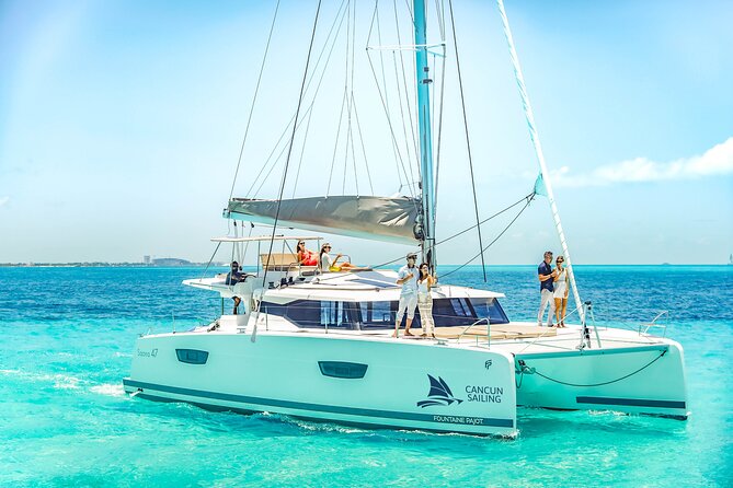 Private Luxury Catamaran Cancun to Isla Mujeres | For up to 30 pp - Premium Open Bar: Drinks and Refreshments