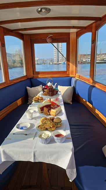 Private Luxury High Tea Cruise Amsterdam - Stylish and Comfortable Saloon Boats with Elegant Interiors