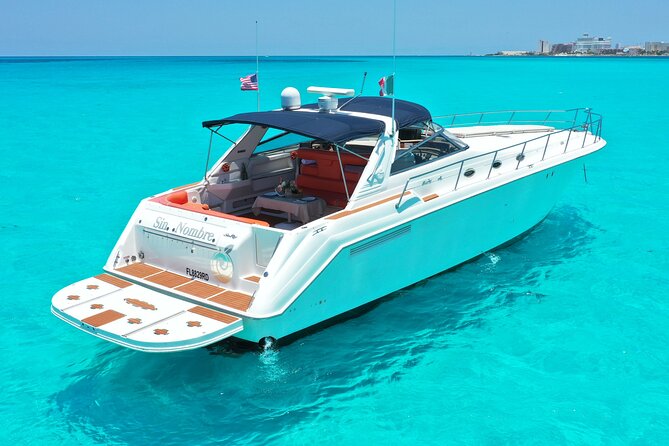 Private Luxury Yacht 55FT Rental in Cancun - Dining and Beverage Policy Onboard