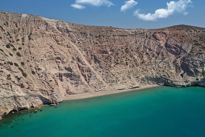 Private Milos Tour "Unspoiled Secret Beaches"- Luxury Boat Rental - Key Points