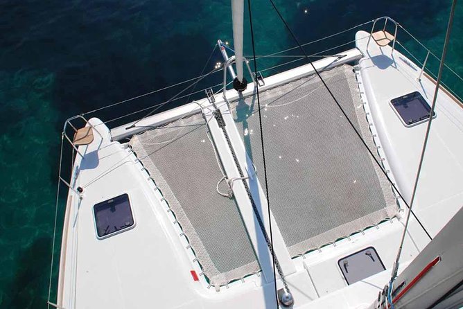 Private Morning Tour Lagoon 400-380 Sailing in Santorini ,lunch, drink, transfer - Swimming, Snorkeling, and Hot Springs Experiences