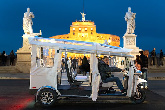 Private Night Tuk Tuk Tour in Rome - Visiting Rome’s Iconic Landmarks in a Hidden-From-The-Crowds Style