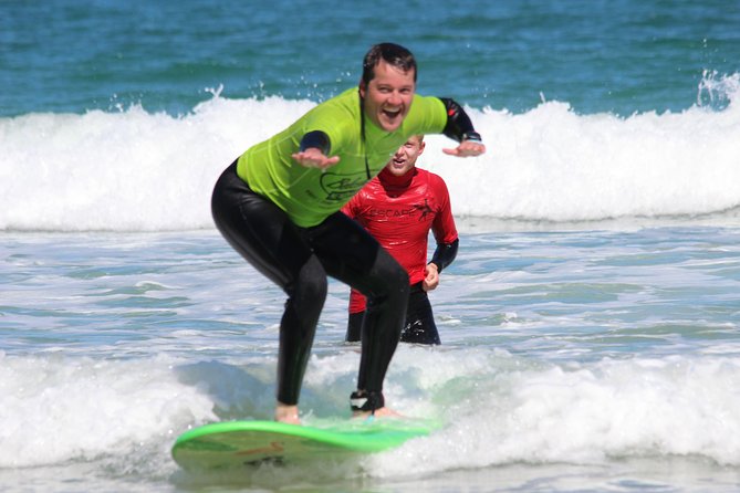 Private One on One Surf Lesson in Newquay, for Beginners / Novice Surfers - The Expertise Behind Escape Surf School