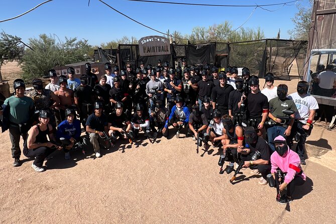 Private Paintball Party 20 plus Players - Equipment and Safety Gear Included