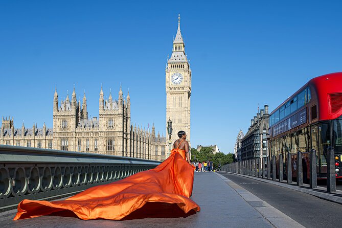 Private Photography of Flying Dress Africa - Locations Along the Thames River