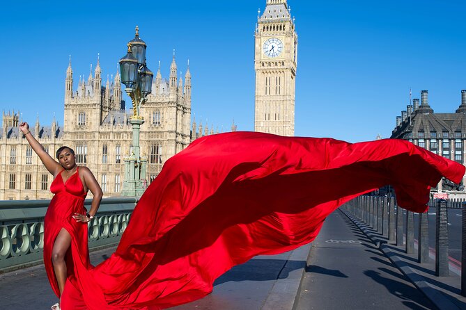 Private Photography of Flying Dress Africa - Meeting Location at Westminster: Easy Access and Convenience