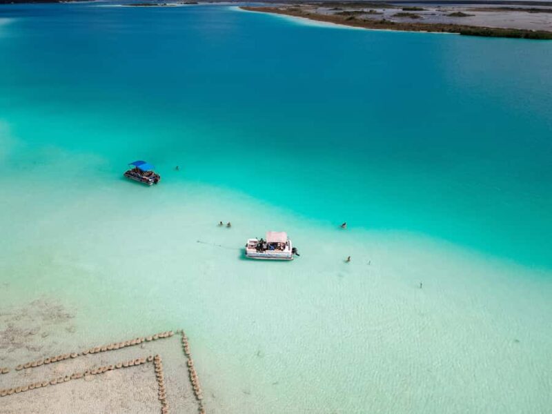 Private pontoon tour in the seven colors Bacalar lagoon - Discover the Private Pontoon Tour in Bacalar’s Seven Colors Lagoon