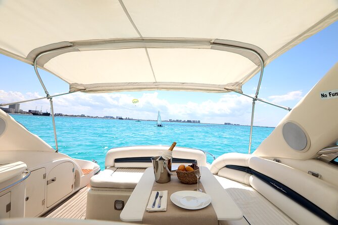 Private Premium Yacht 46FT Rental in Cancún - Water Sports and Amenities on Board