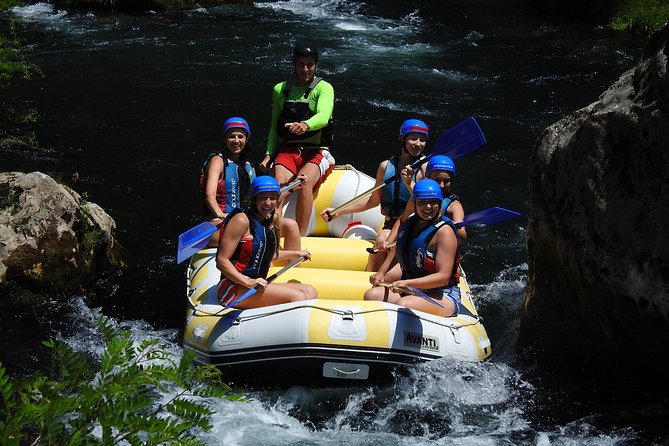 Private rafting on Cetina river with caving & cliff jumping,free photos & videos - All Equipment and Safety Measures Included