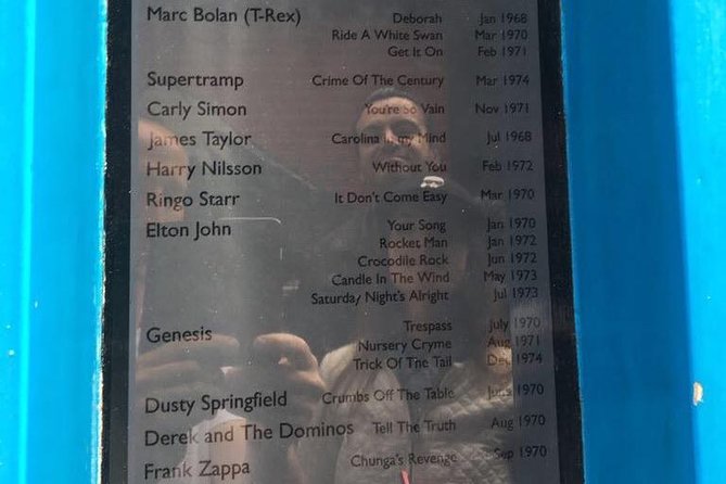 Private Rock n Roll History Tour of London in an Iconic Black Cab - Departure and Pickup from Embankment or Your Hotel in Central London