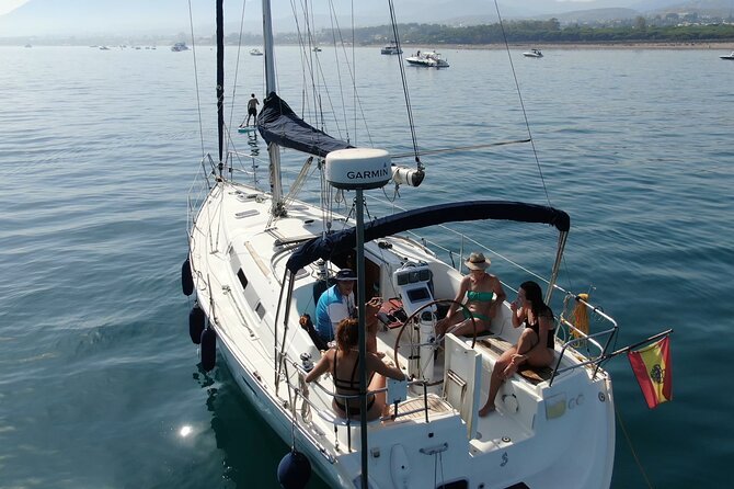 Private Sailboat Marbella: Navigation, Swimming in the sea and Snacks - What Makes Punta Baños a Prime Spot for Swimming and Sunbathing