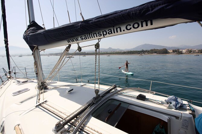 Private Sailboat Marbella: Navigation, Swimming in the sea and Snacks - Convenient Meeting Point in Marbella
