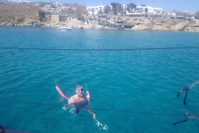 Private sailing cruise-Mykonos Southern Beach Hopping withLunch - Snorkeling Equipment and Water Activities Included