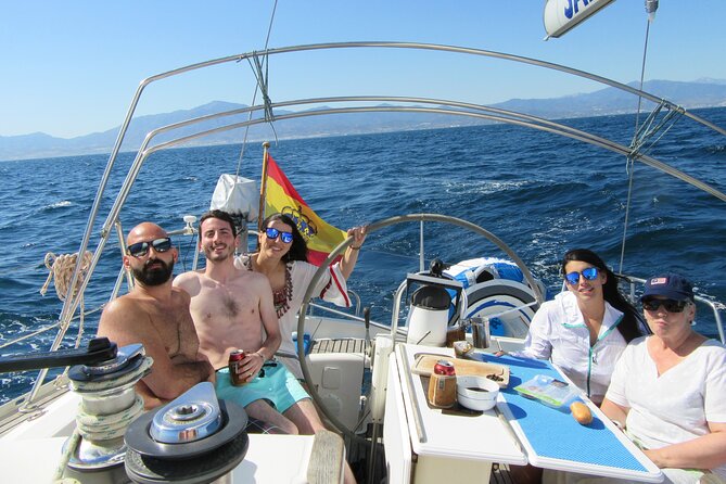 Private Sailing - dolphin Experience from Estepona - drink & food - Food, Drinks, and Refreshments Aboard
