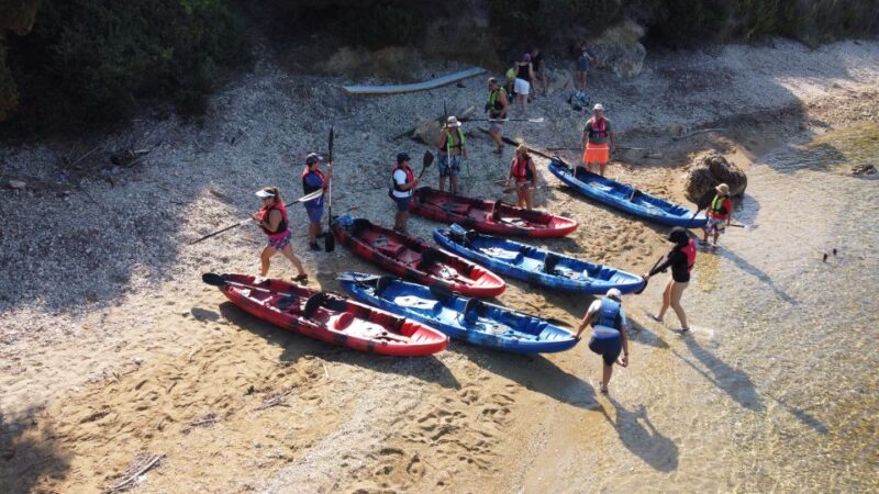 Private Sea Kayak over sunk city of ancient Feia - Exploring the Sunken City of Feia from the Water