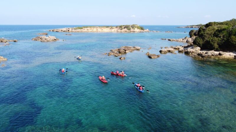Private Sea Kayak over sunk city of ancient Feia - Snorkeling in the Clear Waters of the Bay