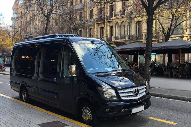 Private Self-Guided Tour in Barcelona by Minibus for 15 Passengers - Iconic Views from Mirador del Poble Sec