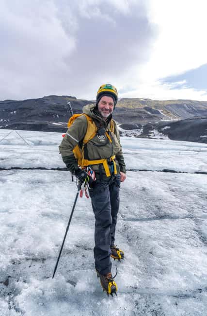 Private South Coast, Glacier & Black Sand Beach Tour - Walking on a Glacier at Sólheimajökull