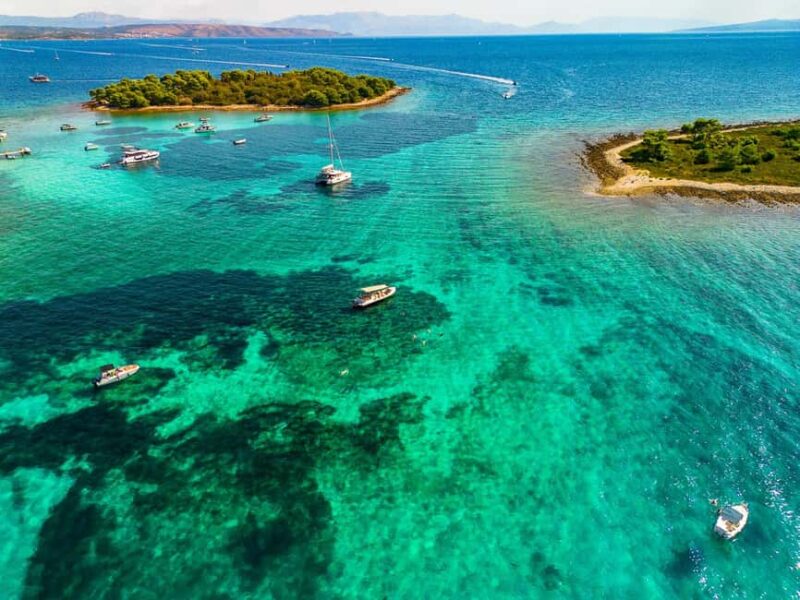 Private Speedboat Tour from Split  Blue Lagoon & olta - Key Points