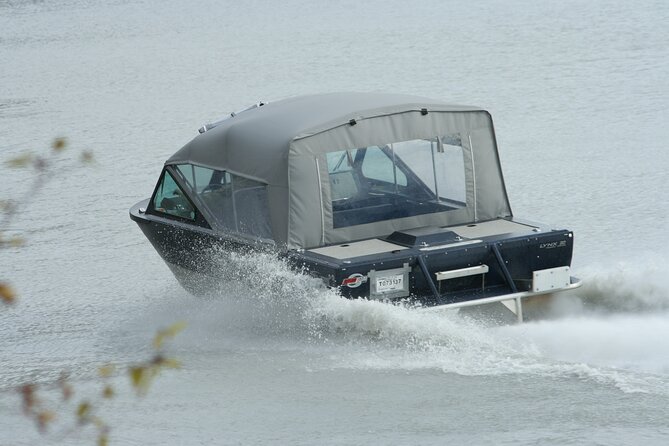 Private ~ Spencer Glacier Jetboating - Approaching Spencer Lake and Its Icebergs