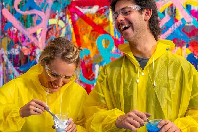 Private Spin Art Experience in Houston - Choosing Your Colors and Creating Your Art