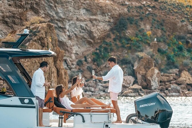 Private Sunset Cruise to Klima with snacks and drinks - Experience Milos Best Sunset with a Private Cruise on a Luxury Boat