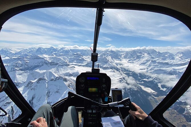 Private Swiss Alps helicopter tour over snow covered mountain peaks and glaciers - Scenic Overviews of Interlaken and the Lakes