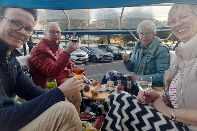 Private tapas tuk tuk tour through Lisbon - Trendy Chiado and Upscale Shopping Streets