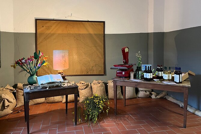 Private tasting of organic wines in the cellar in Arezzo - The Art of Organic Wine and Oil Production