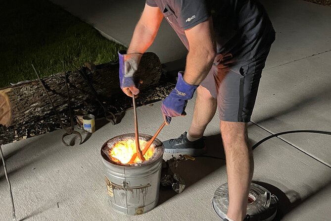 Private Tennessee Workshop for Smelting Ingots and Coins - The Excitement of Melting and Pouring Metal