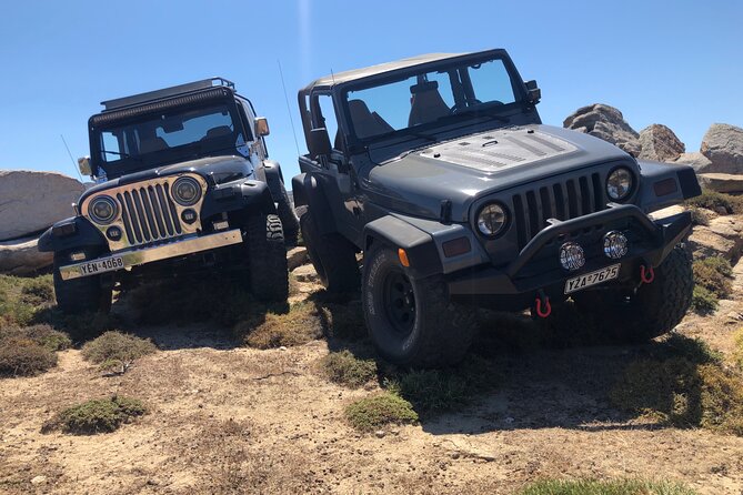 Private Tinos Off Road Tour - Visiting Vathi Beach and the Marble Storage