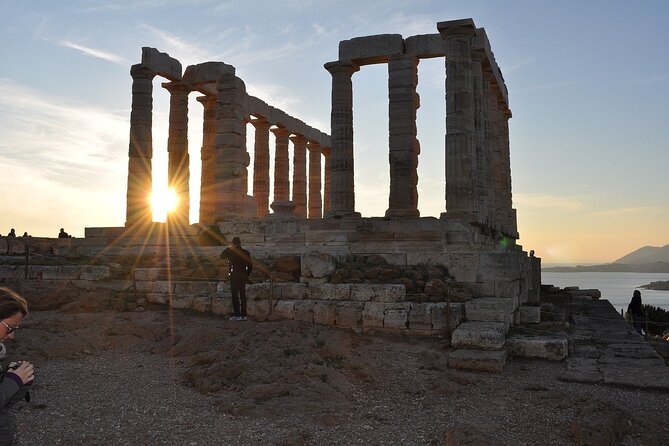 Private Tour at Cape Sounio, Lake Vouliagmeni & Athenian Riviera - Visiting the Temple of Poseidon at Cape Sounio