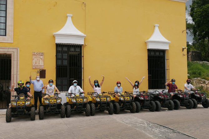 Private tour at magic town of Izamal with Atv´s - Riding Through Izamal’s Ancient Temples on an ATV